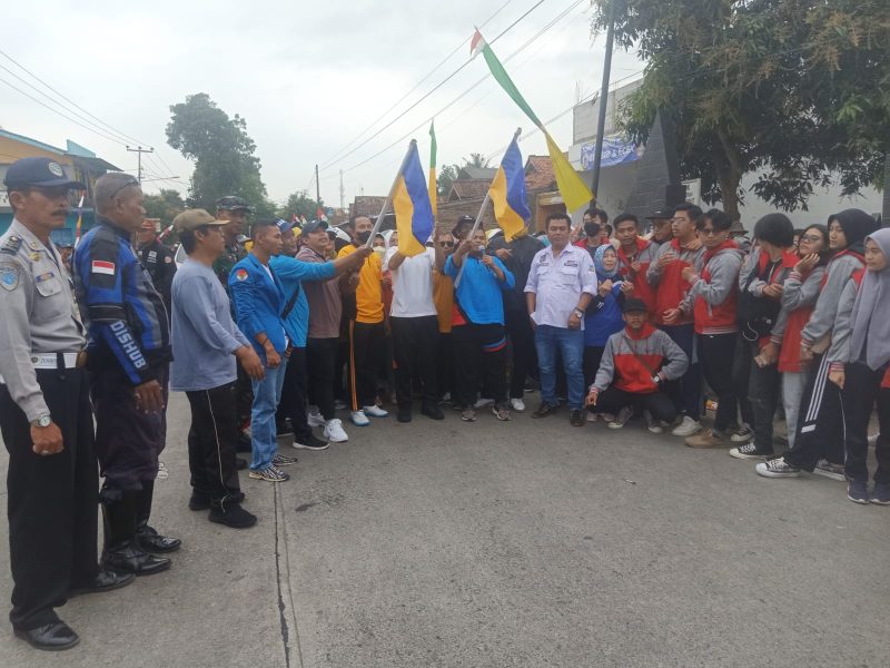 Polsek Leuwigoong Polres Garut Giat Jalan Santai 