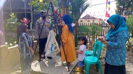 Polsek Leles Polres Garut Dampingi Giat BIAN