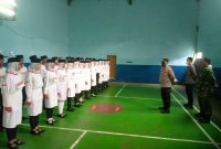 Polsek cisompet Latih Paskibra