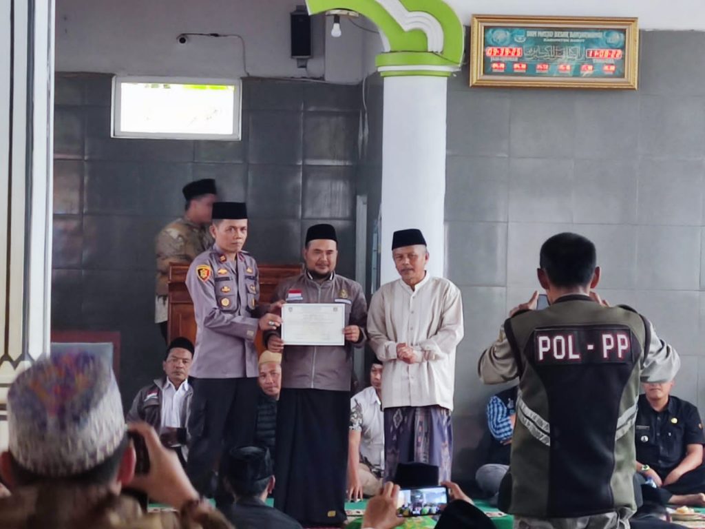 Polsek Banjarwangi kukuhkan da'i kamtibmas 