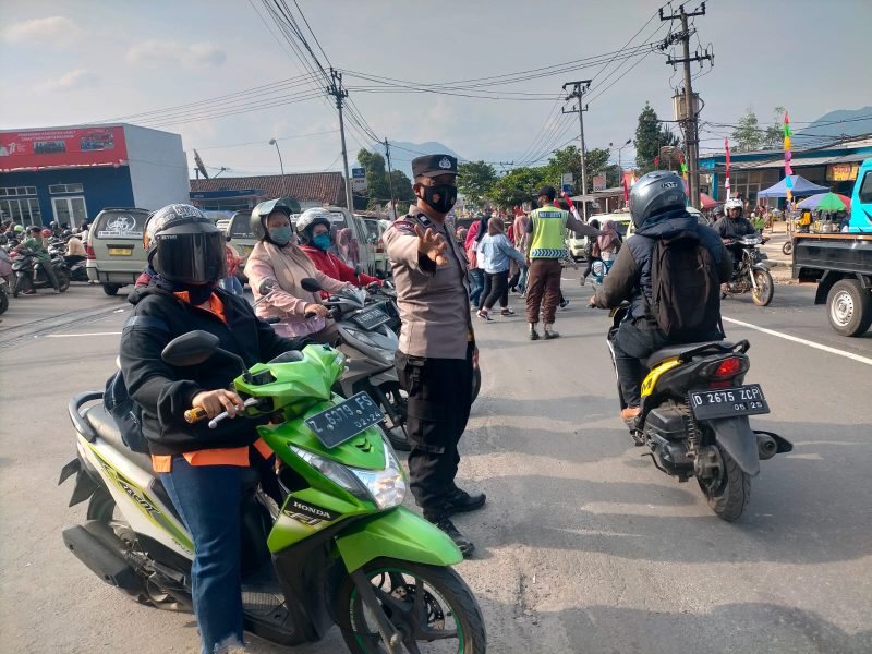 Polsek Leles Giat Gatur Rawan Sore