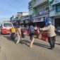 Antisipasi Kemacetan Polsek Karangpawitan Polres Garut Giat Gatur Sore Depan PT. Daux Cosmetic