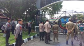 Ciptakan Kondusifitas Unras DPC KSBI, Sat Samapta Polres Garut Giat Pengamanan