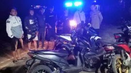 Polsek Cisompet Polres Garut Laksanakan Patroli Malam Cegah Kejahatan