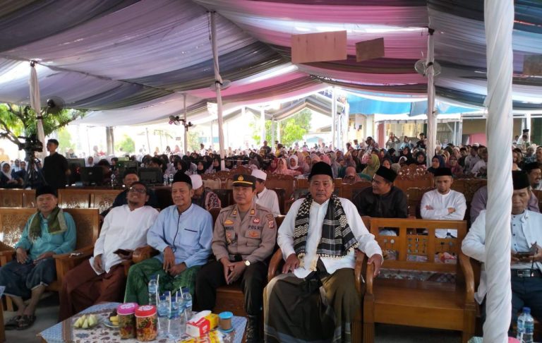 Kapolsek Rawamerta Polres Karawang Hadiri Acara Imtihan Santri Ponpes Nihayatul Amal