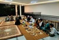 Polsek Kadungora Polres Garut Hadiri Tabligh Akbar Pembukaan Pengajian Rutin