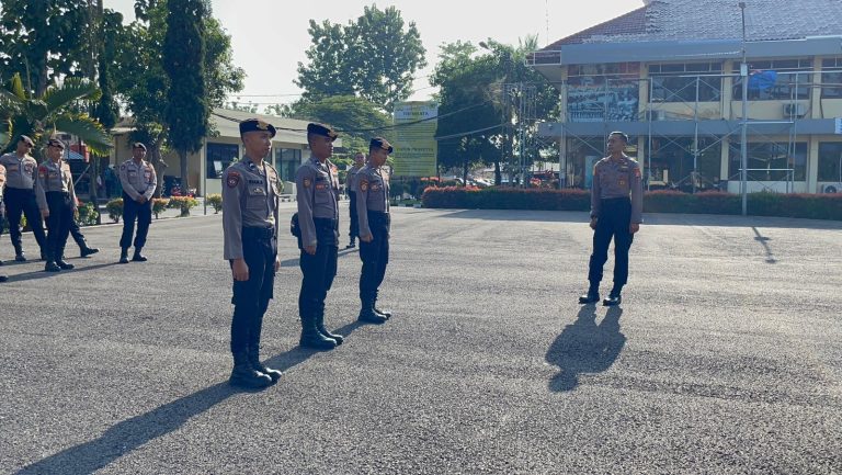 Tingkatkan Kemampuan Unit Dalmas Polres Garut Gelar Latihan Rutin