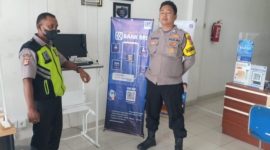 Sambangi Kantor Leasing Patroli Polsek Kotabaru Polres Karawang Berikan Himbauan Kamtibmas 