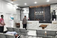 Polsek Telukjambe Timur Polres Karawang  Gandeng Security RSUD Karawang Jaga Kamtibmas