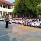 Antisipasi Tawuran Antar Pelajar Polsek Klari Polres Karawang Berikan Binluh Kepada Siswa SMP N 4 Klari 