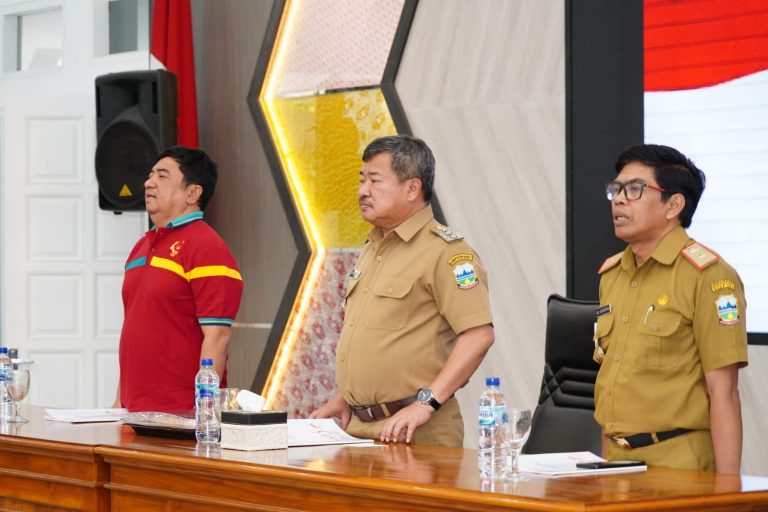 Bupati Garut Membuka Resmi Acara  Rakorpop KONI Kabupaten Garut