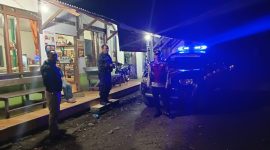 Cegah Tindak Pidana Polsek Cihurip Polres Garut Laksanakan Patroli Malam