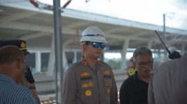 Kapolres Karawang Mengecek Stasiun KCJB Optimalkan Pengamanan Selanjutnya