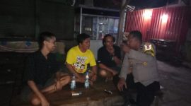 Antisipasi C3 Bhabinkamtibmas Desa Cariumulya Ngawangkong di Pos Ronda