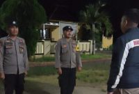 Personil Polsek Tegalwaru Polres Karawang Gelar Apel Malam 