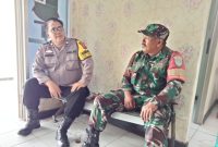 Keakraban Anggota Polsek Batujaya Polres Karawang Dengan Koramil 0402/Batujaya