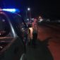 Giat Patroli Prekat Polsek Telagasari Polres Karawang, Aipda Jejen bersama Brigpol Ramdan, melaksanakan patroli prekat ke wilayah Perbatasan