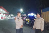 Anggota Polsek Pedes Polres Karawang laksanakan Patroli Prekat di Kecamatan Cilebar