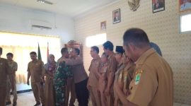 Polsek Tirtajaya Polres Karawang Hadiri Rapat Minggon Rapat Minggon Tingkat Kecamatan
