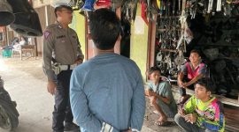 Kegiatan Edukasi Sat Lantas Polres Karawang di Toko Knalpot