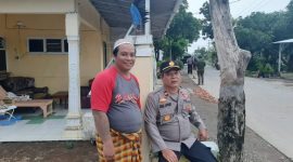 Tak Gengsi Dengan Jabatan Kapolsek Lemahabang Polres Karawang Kunjungi Warga Desa Lemahmukti