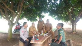 Polsek Lemahabang Polres Karawang Polda Jabar Hadiri Rapat Minggon Kecamatan