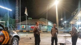 Unit Sabhara Polsek Tirtajaya Polres Karawang Giat Patroli Dialogis Sambangi Security Pertamina 