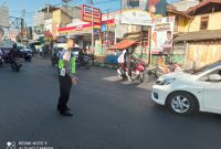 Cegah Kemacetan Polsek Garut Kota Polres Garut Giat Rawan Pagi di Musaddadiyah