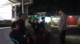 Antisipasi Gangguan Kamtibmas Polsek Tempuran Polres Karawang Bubarkan Anak Muda Lagi Nongkrong