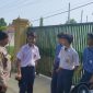 Personil Polsek Tirtajaya Polres Karawang Berikan Arahan dan Pembinaan Kepada Siswa SMP Negeri 3 Tirtajaya 
