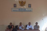 Upaya Ciptakan Sinergitas Polsek Tirtajaya Polres Karawang Bersama Babinsa Rapat Minggon Tingkat Desa