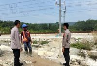 Polsek Ciampel Polres Karawang Giat Pengamanan di Commisioning KCJB