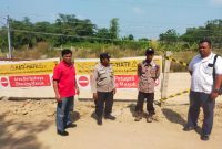 Kanit Intel Polsek Ciampel Polres Karawang Ajak Security KCIC Amankan Area Proyek Nasional