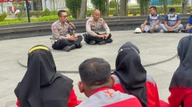 Satlantas Polres Karawang Gaungkan Kamseltibcar Lantas di PT. Ajinomoto