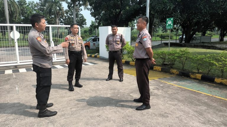 Polsek Cikampek Polres Karawang Giat Pospol Kawasan Industri Indotaisei Sambang Kemitraan 