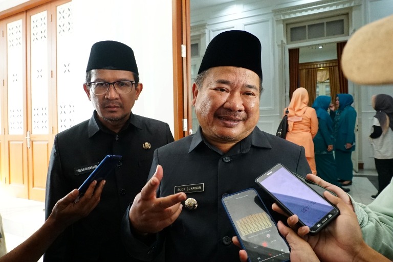 Bupati Garut Lantik 82 Kades Hasil Pilkades Serentak Tahun 2023