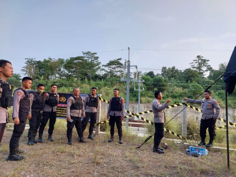 Pastikan Keamanan Sat Samapta Polres Karawang Patroli Di Proyek KCJB DK 59
