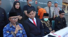 Polres Garut Press Release Kasus Cabul Anak di Bawah Umur