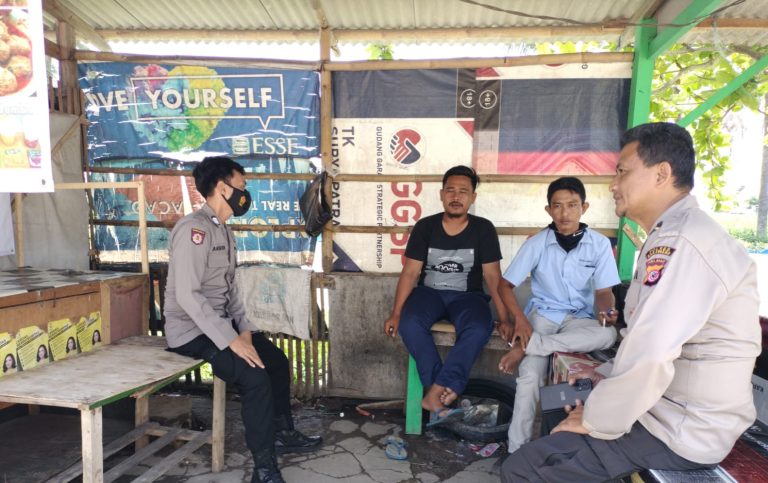 Silaturahmi Kapolsek Cibuaya Polres Karawang Dengan Warga masyarakat