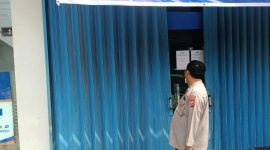 Polsek Pakisjaya Polres Karawang Giat KRYD Antisipasi Gangguan Kamtibmas di Bank BRI 