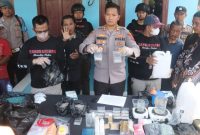 Polisi RW Polres Karawang Ungkap Peredaran Produksi Narkoba Jenis Sintetis 