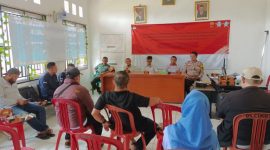 Bhabinkamtibmas Polsek Kotabaru Polres Karawang Laksanakan Monitoring Rapat Pleno DPSHP