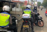 Sat Lantas Polres Karawang Gelar Patroli Humanis