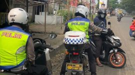 Sat Lantas Polres Karawang Gelar Patroli Humanis
