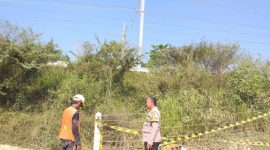Polsek Ciampel Polres Karawang Genjot Pengamanan di Area Proyek Nasional
