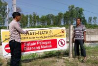 Polsek Ciampel Polres Karawang Optimalkan Pam di Commisioning KCJB