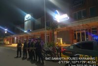 Tim Patroli PREKAT Polres Karawang Tingkatkan Patroli Jam Jam Rawan Gangguan Kamtibmas