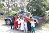 Mapolsek Batujaya Polres Karawang Sambut Kedatangan Murid-murid TK Mathlaul Anwar