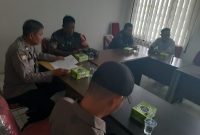 Bhabinkamtibmas Caket Polsek Rengasdengklok Polres Karawang Hadiri Rapat Pleno Terbuka Rekapitulasi DPSHP 
