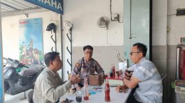 Ciptakan Keamanan Kapolsek Telagasari Polres Karawang Sambangi Sorum Yamaha 